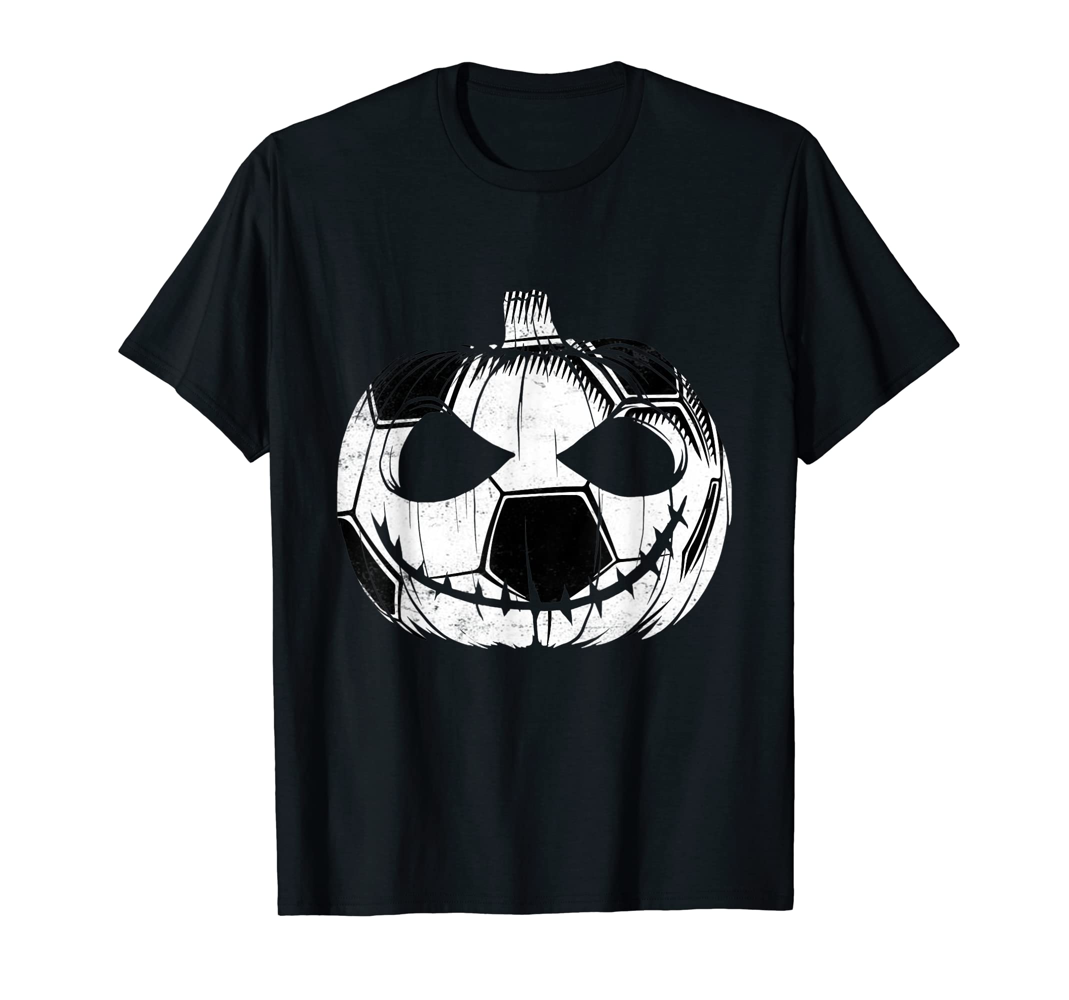 Pumpkin Soccer Lover Halloween Soccer T-Shirt - Streetwear Style Men Women