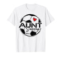 Soccer Aunt Soccer Player Family Matching T-Shirt - Custom Art Print Unisex
