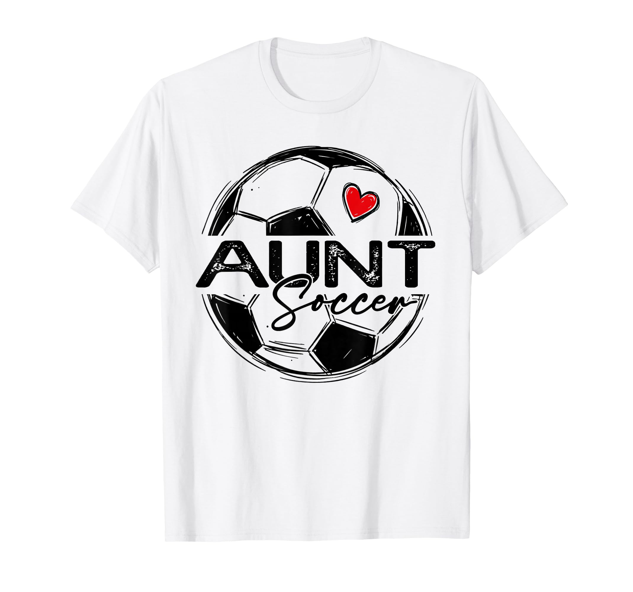 Soccer Aunt Soccer Player Family Matching T-Shirt - Custom Art Print Unisex
