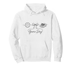 Game Day Soccer Mom Ball Bow Cleats Sports Hoodie - Minimalist Print Unisex