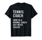 Tennis Coach Definition Funny T-Shirt - Minimalist Print Unisex