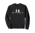 Soccer Heartbeat Funny Soccer Sweatshirt - Casual Everyday Wear Men Women