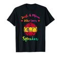 Just Mom Who Loves Spain Funny World T-Shirt - Casual Everyday Wear Unisex