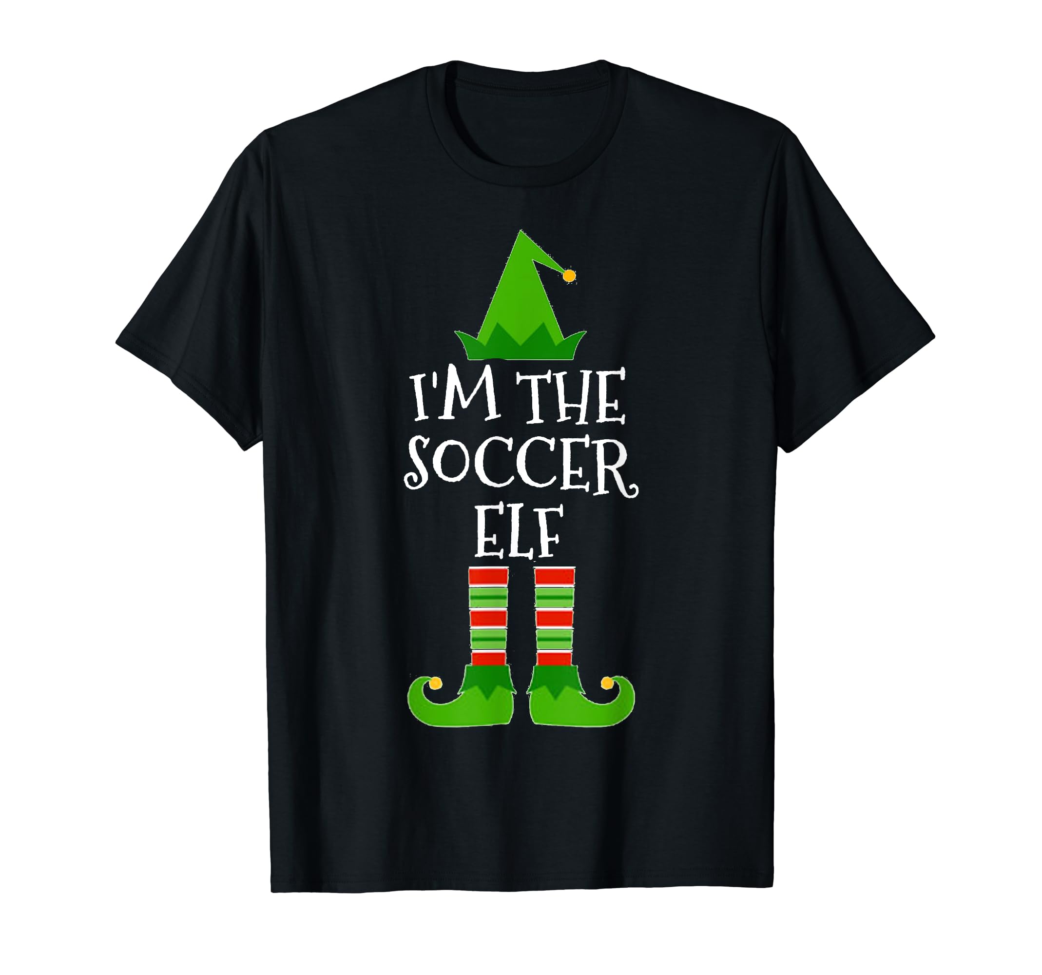Im Soccer Elf Matching Family Group T-Shirt - Graphic Print for Adults