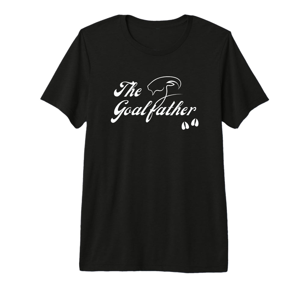 Goalfather Soccer Dad Tri Blend T-Shirt - Unique Graphic Unisex
