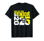 Dad Senior 2025 Varsity Soccer Dad T-Shirt - Novelty Apparel for Adults