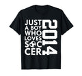 2014 Just Who Loves Soccer 12Th T-Shirt - Fun Novelty Design Men Women