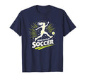 Born To Play Soccer Womens T-Shirt - Fun Novelty Design for Adults