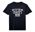 Matching Football Family Im Coachs Mom T-Shirt - Unique Graphic for Adults
