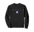 France Flag Pride Soccer French Football Sweatshirt - Unique Graphic Unisex