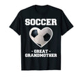 Soccer Great Grandmother Family Matching T-Shirt - Trendy Graphic Unisex