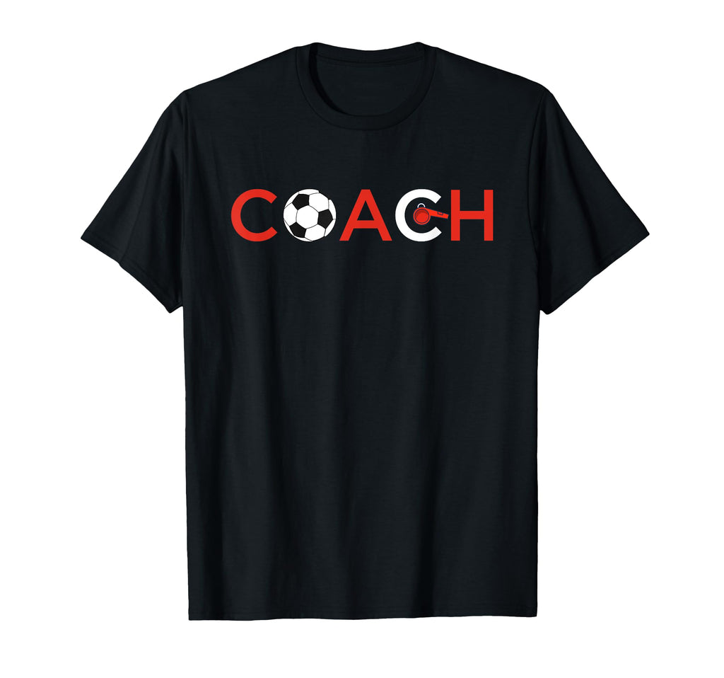 Soccer Coach Coaching Staff Gift T-Shirt - Novelty Apparel for Adults