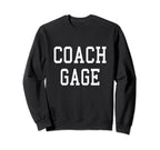 Coach Gage Custom Football Soccer Sweatshirt - Aesthetic Graphic Men Women