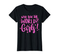Who Run World Power T-Shirt - Streetwear Style for Adults