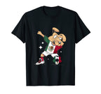 Mexico Dabbing Dog Ball Mexican Pride T-Shirt - Fun Novelty Design Unisex