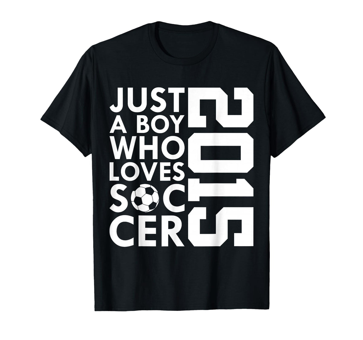 2015 Just Who Loves Soccer 11Th T-Shirt - Fun Novelty Design Unisex