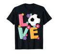 Groovy Soccer Love Soccer Lover Teens T-Shirt - Graphic Print Unisex