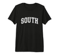White South Team Colors Spirit Sports T-Shirt - Fun Novelty Design Unisex