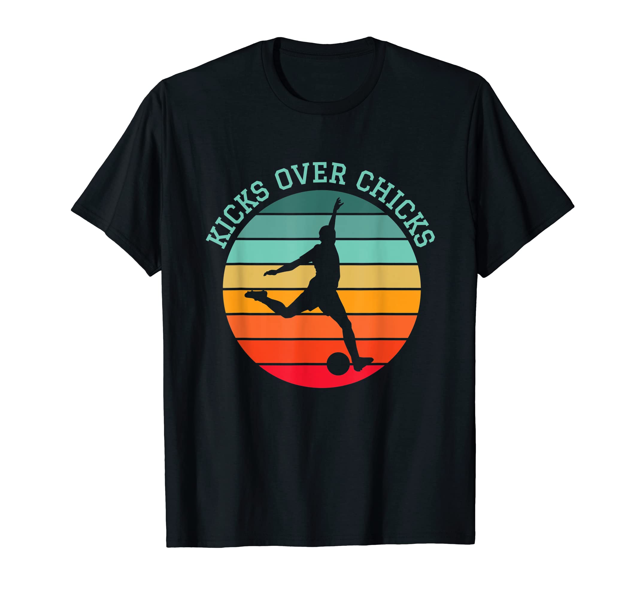 Kicks Over Chicks Sarcastic Valentines Day T-Shirt - Unique Graphic Unisex