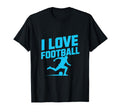 I Love Football Soccer Player T-Shirt - Aesthetic Graphic for Adults