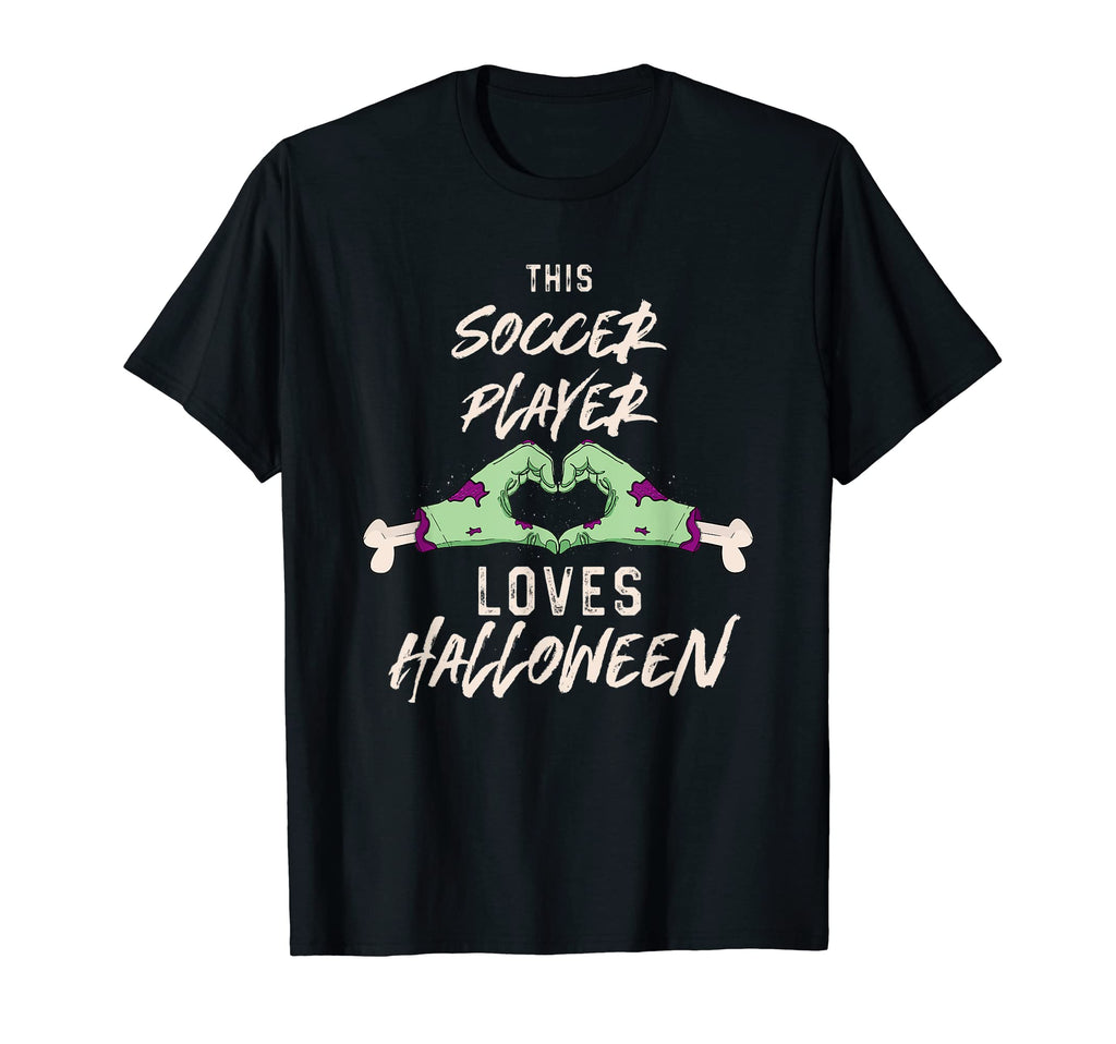 This Soccer Player Loves Halloween T-Shirt - Streetwear Style Men Women