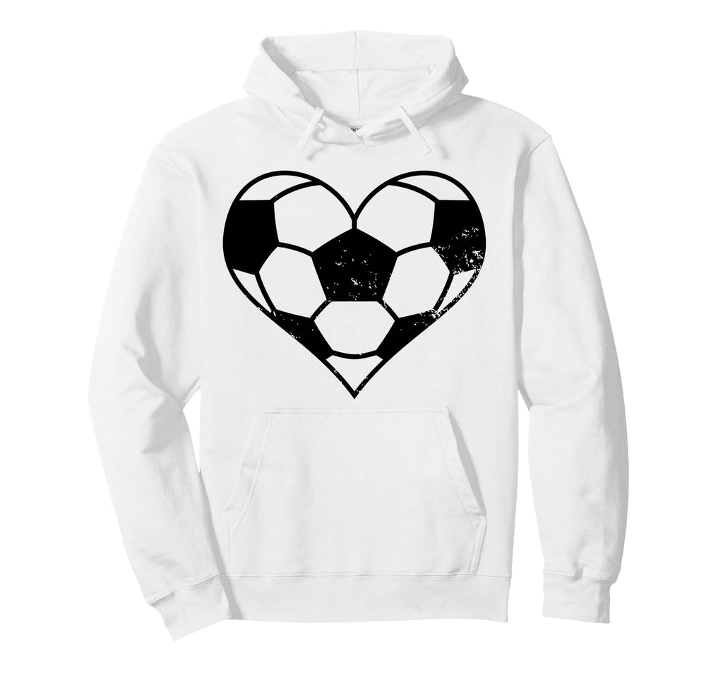 Soccer Heart Funny Soccer Player Mom Hoodie - Novelty Apparel Men Women