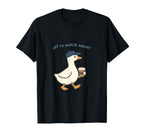 Goose Off To Watch Soccer Coffee Mom T-Shirt - Minimalist Print Men Women