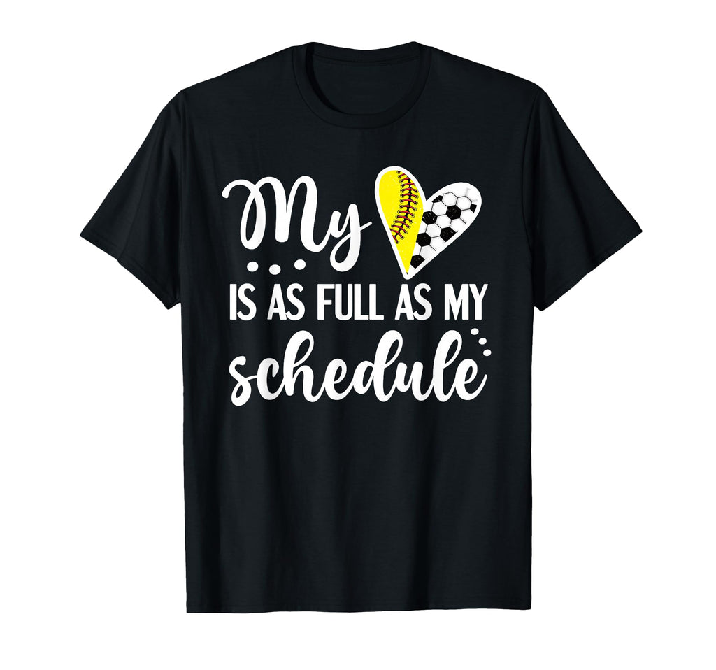 Ball Mom Proud Softball Soccer Player Mom T-Shirt - Novelty Apparel Unisex