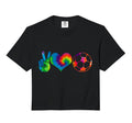 Soccer Tie Dye Peace Love Soccer Player Hoodie - Trendy Graphic Unisex