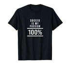 Soccer Enthusiasts 100 Sport Love T-Shirt - Trendy Graphic Unisex