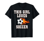 This Loves Soccer Game Day Female T-Shirt - Fun Novelty Design for Adults