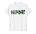 Soccer Nannie Funny Soccer Birthday Family T-Shirt - Trendy Graphic Unisex