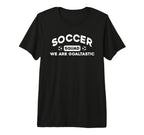 Mens Soccer Coaching Training T-Shirt - Fun Novelty Design Men Women