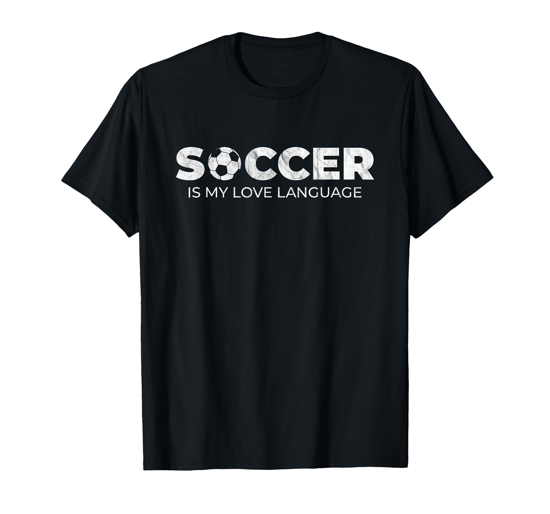 Soccer Is My Love Language Soccer T-Shirt - Aesthetic Graphic for Adults