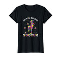 Just Who Loves Soccer T-Shirt - Aesthetic Graphic for Adults