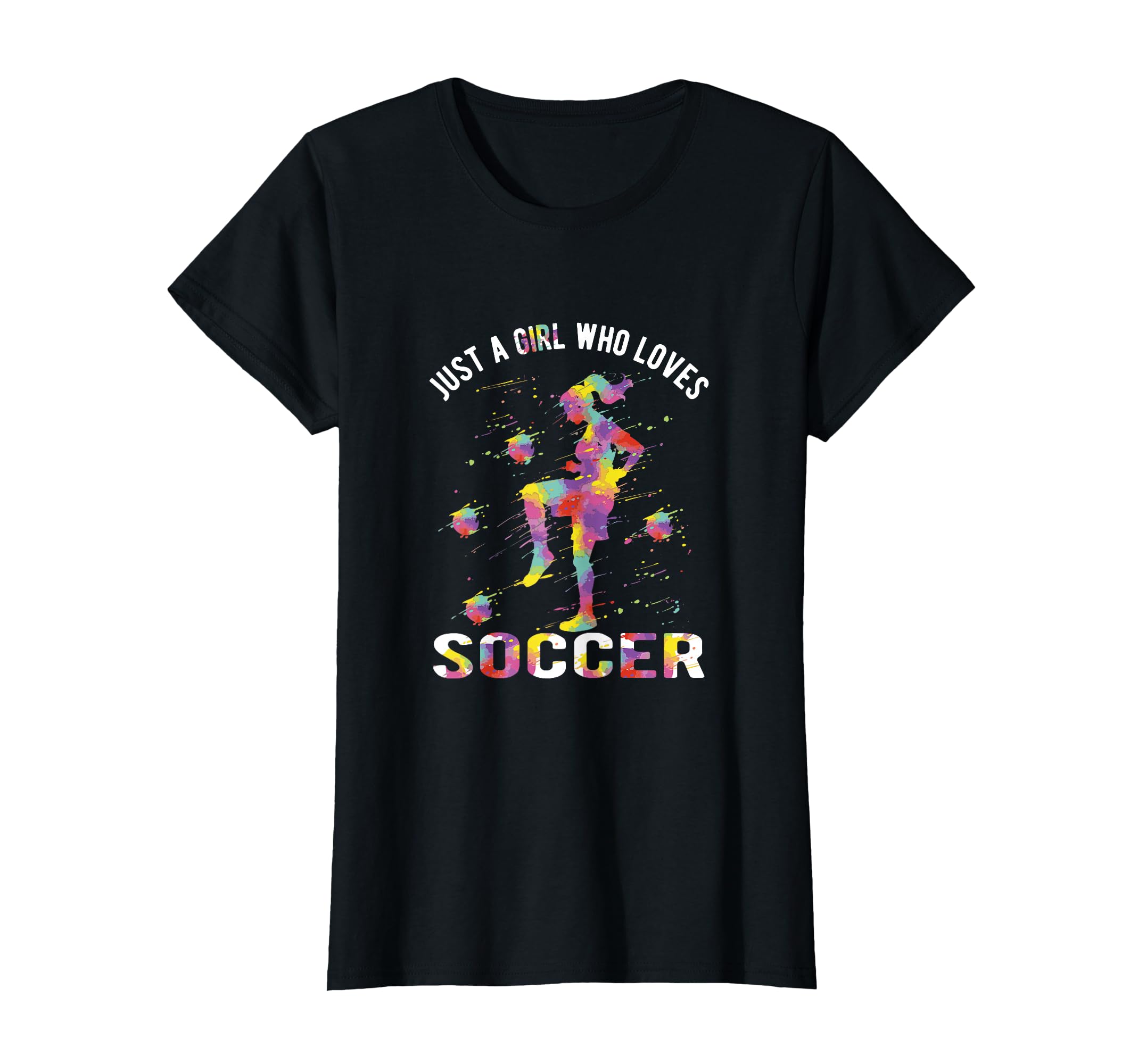 Just Who Loves Soccer T-Shirt - Aesthetic Graphic for Adults