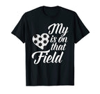 Proud Soccer Parents My Heart Is That T-Shirt - Minimalist Print Unisex