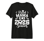 Proud Mama 2026 Senior Soccer Ball T-Shirt - Novelty Apparel Unisex
