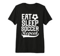 Eat Sleep Soccer Repeat Fantasy Sports T-Shirt - Fun Novelty Design Unisex