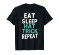 Soccer Eat Sleep Hat Trick Repeat Ice T-Shirt - Fun Novelty Design Unisex