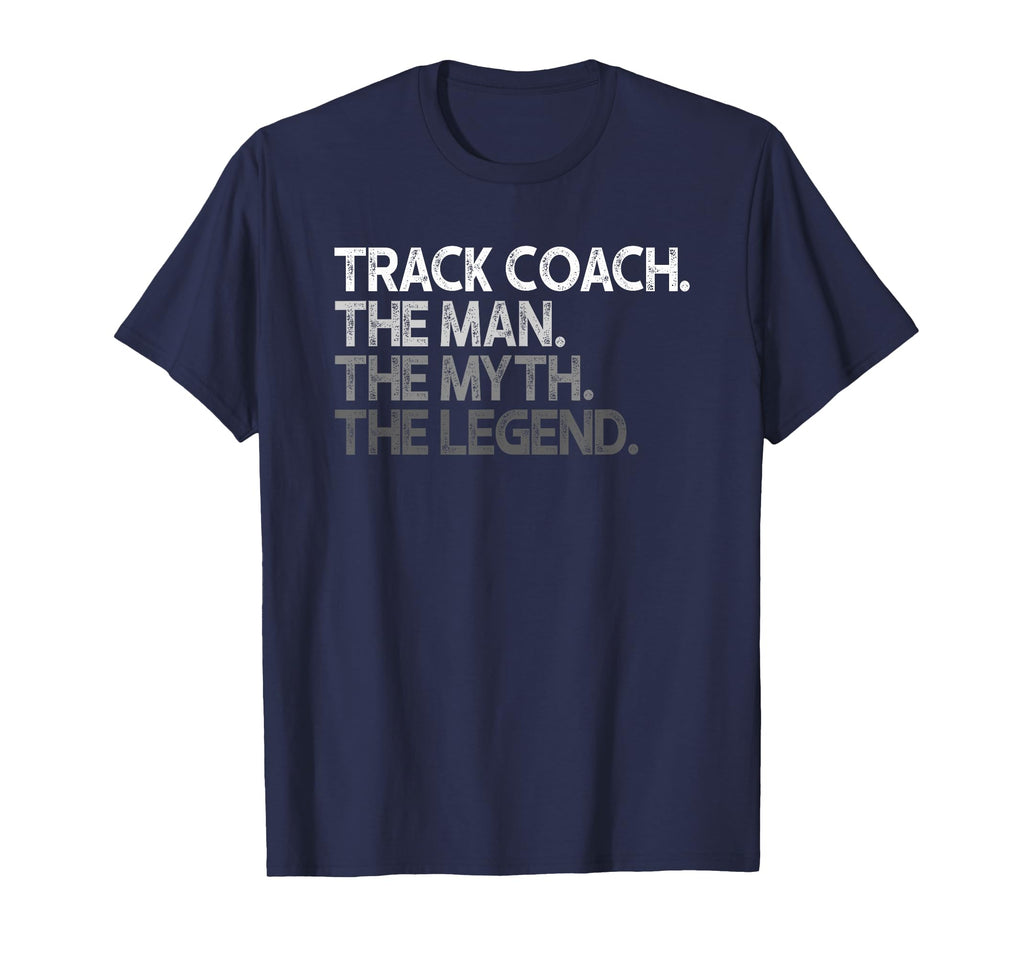 Track Coach Myth Legend Gift T-Shirt - Custom Art Print Unisex