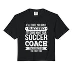 Funny Soccer Coach Appreciation Thank Hoodie - Graphic Print for Adults