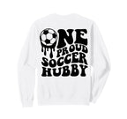 Proud Soccer Hubby Soccer Ball Sweatshirt - Custom Art Print for Adults