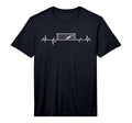 Soccer Goalie Heartbeat Soccer T-Shirt - Fun Novelty Design Unisex