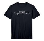 Soccer Goalie Heartbeat Soccer T-Shirt - Fun Novelty Design Unisex
