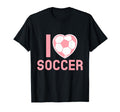 I Love Soccer Soccer Lover T-Shirt - Casual Everyday Wear for Adults