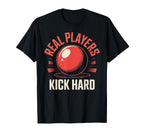 Love Kickball Player Soccer Baseball T-Shirt - Custom Art Print for Adults
