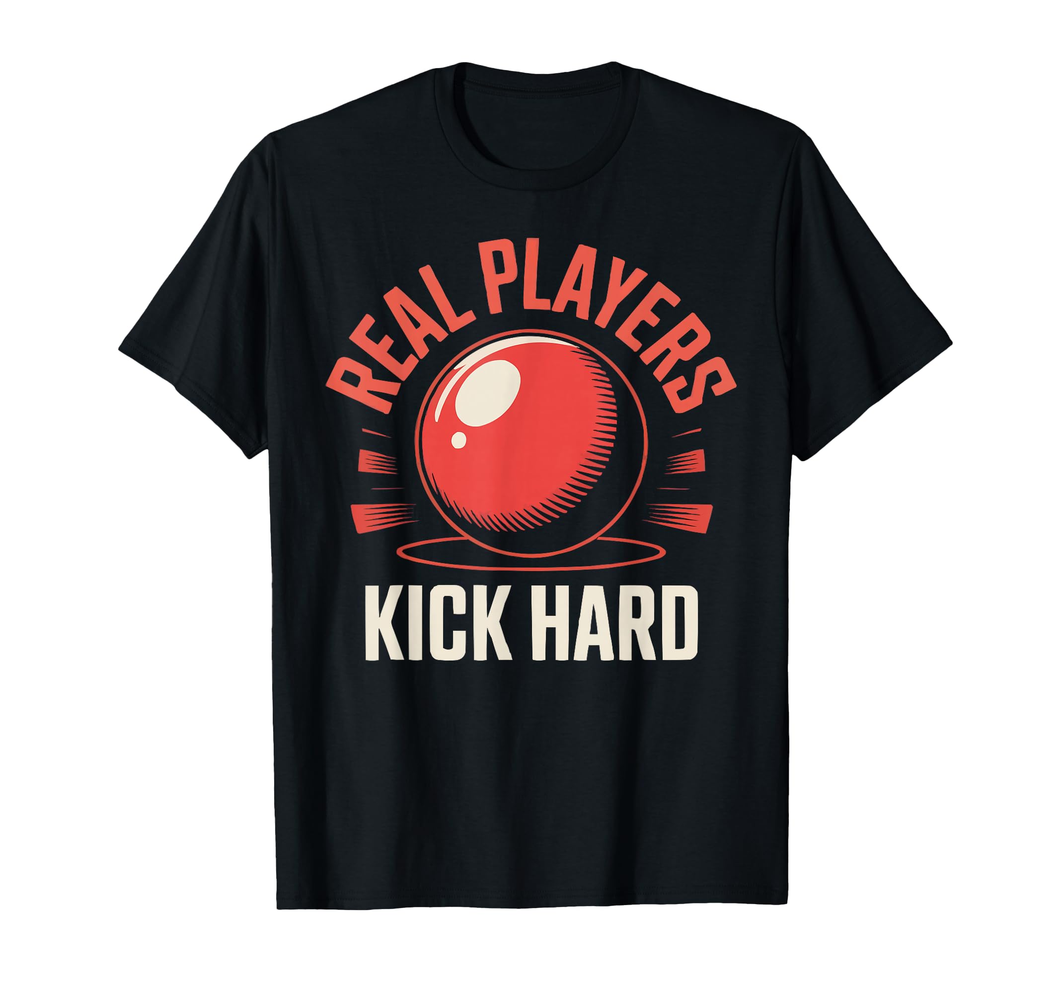 Love Kickball Player Soccer Baseball T-Shirt - Custom Art Print for Adults