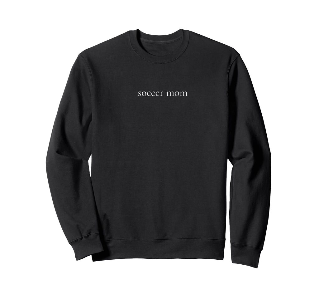 Soccer Mom Sweatshirt - Minimalist Print for Adults