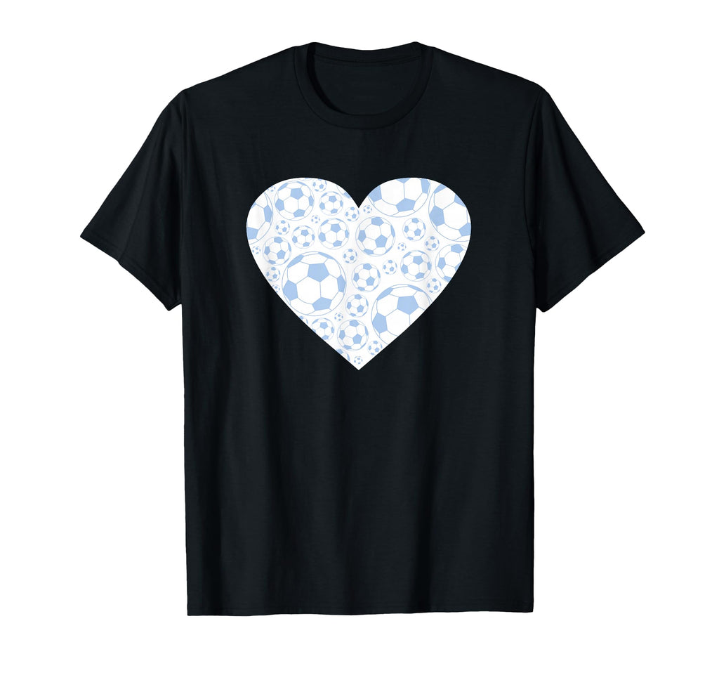 Soccer Love Heart T-Shirt - Trendy Graphic Men Women